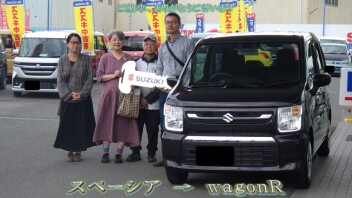 スペーシアからワゴンＲへお乗換えして頂きました！！