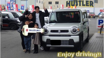 スズキ、ハスラー、ＨＹＢＲＩＤ・Ｇで、い～～～～～ぱい走ってください！！