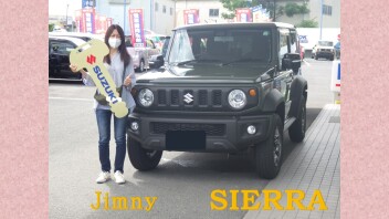 お待たせ致しました、ジムニーシエラでございます☆彡