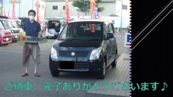 ワゴンＲ，ご納車ありがとうございます！！