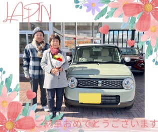 ラパン　ご納車おめでとうございます！！