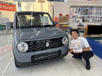新型ラパンの展示車が来ました！