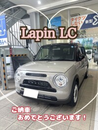 ラパンご納車させていただきました！