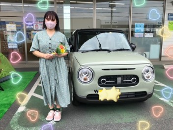 ラパンご納車おめでとうございます！