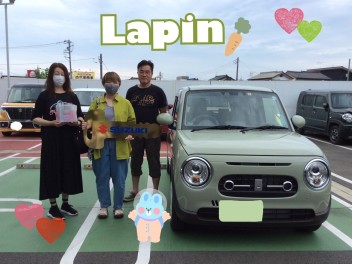 ★ラパンご納車です★