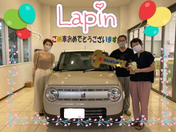 ラパンご納車お待たせいたしました