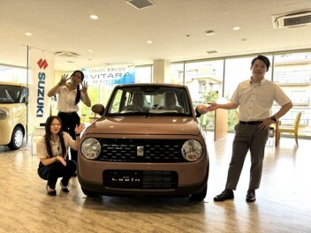 ラパン展示車はいりました