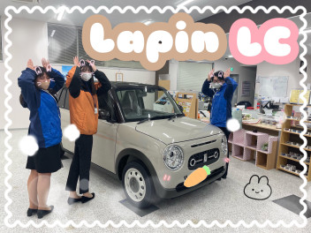 展示車ラパンＬＣ来ました！！