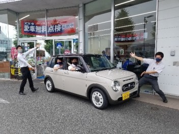 Ｎｅｗラパン／ラパンＬＣ　いよいよ試乗車が飯田店にやってきました！！