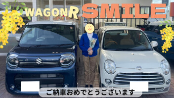 【ワゴンＲスマイル】Ｙ様ご納車おめでとうございます！