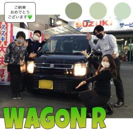 新車ワゴンRご納車式です♪