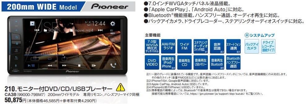 スズキのディスプレイオーディオとモニター付プレーヤー｜スタッフ