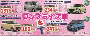 得々！ワンプライス車