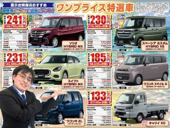 得々！ワンプライス車