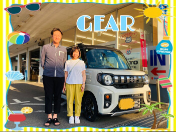 ❀✿❀　スペーシアギアXZターボ　ご納車しました❀✿❀
