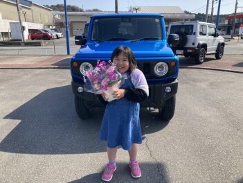 ジムニーのご納車おめでとうございます。