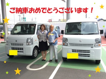 エブリィご納車です＼(^o^)／