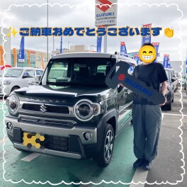 ハスラーご納車させていただきました！