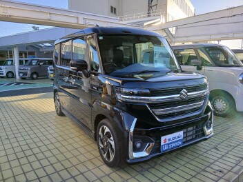 中古車　スペーシアカスタム　ＨＹＢＲＩＤ　ＸＳ　ブラック