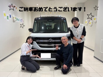 スペーシアカスタムのご納車おめでとうございます！