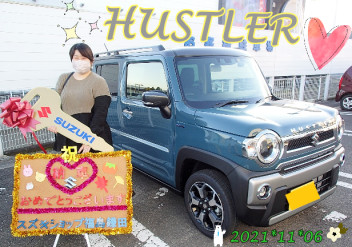 スズキショップ福島鎌田　☆ハスラーご納車です☆