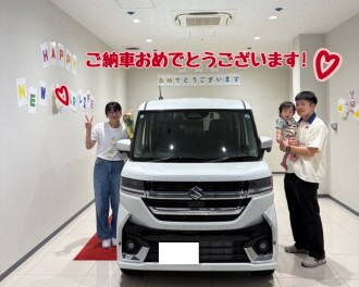 スペーシアカスタムのご納車おめでとうございます！