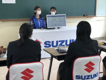 串良商業高校の企業説明会へ参加しました(#^.^#)