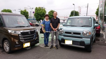 ハスラ－のご納車です