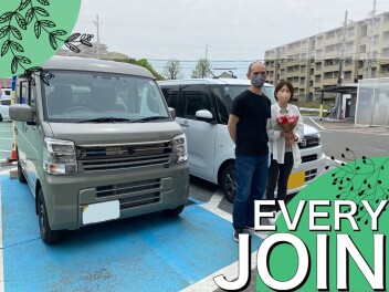 Ｉ様　エブリイご納車　担当やまさき
