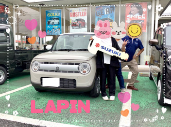 ラパンご納車おめでとうございます！！