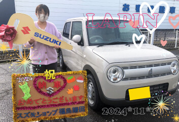 スズキショップ福島鎌田　☆ラパンご納車です☆