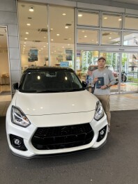 Ｓ様にスイフトスポーツをご納車致しました！！