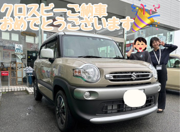 クロスビーご納車させていただきました☆