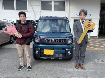 S様にスペーシアギアご納車させていただきました！