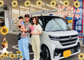 ☆☆☆スペーシアカスタム　XSターボご納車しました☆彡