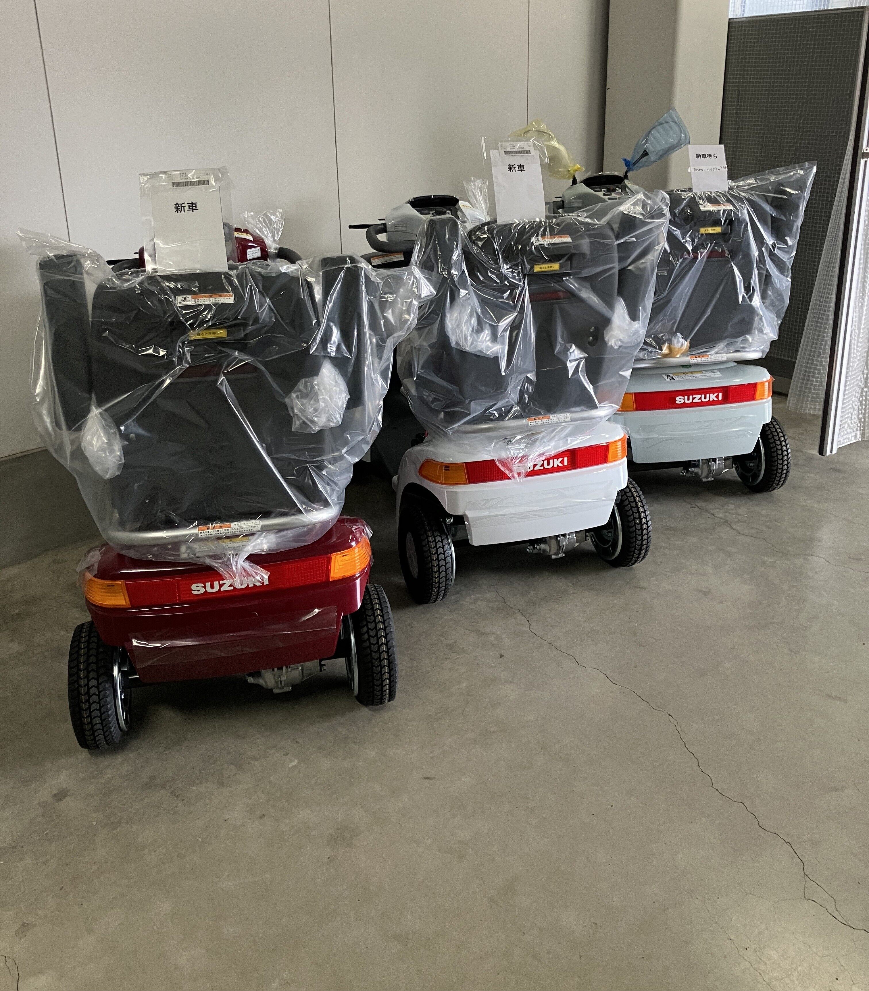 セニアカーが届くまで｜その他｜お店ブログ｜株式会社スズキ自販松山