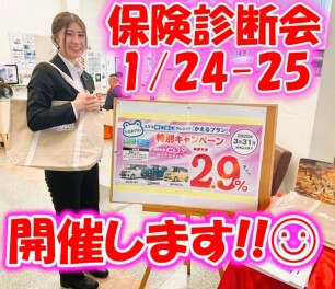 保険診断会開催します('ω')