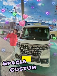 スペーシアカスタムご納車(*^^)v