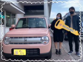 Ｉ様、ご納車おめでとうございます。