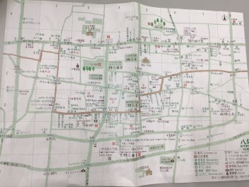 八女日記　「八女散歩。マップ片手にぜひお出かけください」