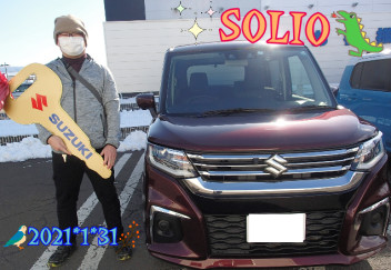 スズキショップ福島鎌田　☆新型ソリオご納車です☆