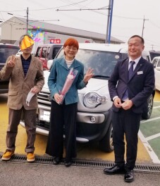 Aさま　納車式　クロスビー