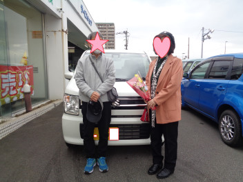 ご成約頂きましたお客様納車いたしました！