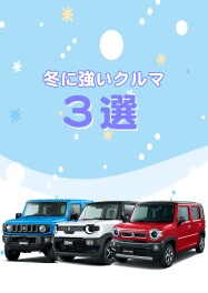 スタッフオススメ　冬に強いクルマ3選！