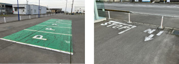 【毎年恒例】駐車場ペンキ塗り！！！