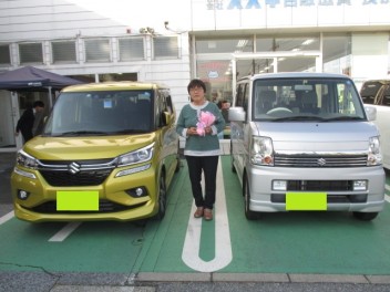 ソリオバンディットご納車です！おめでとうございます＼(^o^)／♡♡