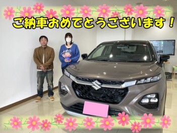 新型フロンクスをご納車しました！