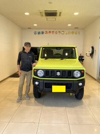 Ｋ様にジムニーをご納車致しました！！