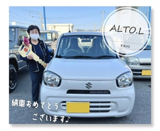 Y様のアルトを納車いたしました！