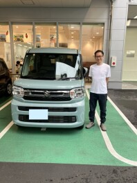 Y様この度はスペーシアのご納車おめでとうございます！